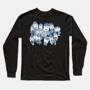 Football, soccer fans! A crazy bunch of British Football Fans, Football Crazy! Soccer Crazy! Long Sleeve T-Shirt